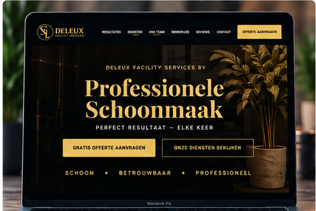 Deleux Facility Services website ontwikkeld door CHMEDIA