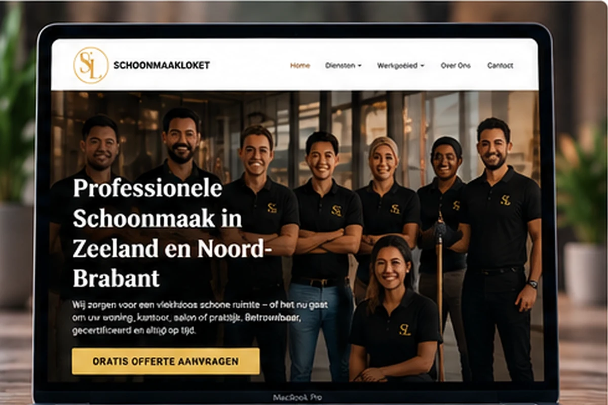 SchoonmaakLoket.nl website ontwikkeld door CHMEDIA
